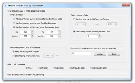 Random Mouse Clicker 1.0 Free Download