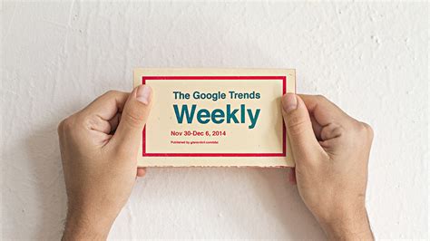 The Google Trends Weekly on Behance