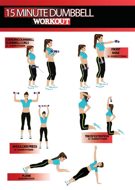 dumbbell workout poster - Fresh fitness