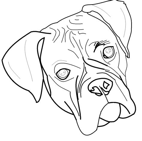 Dog Head Drawing at GetDrawings | Free download