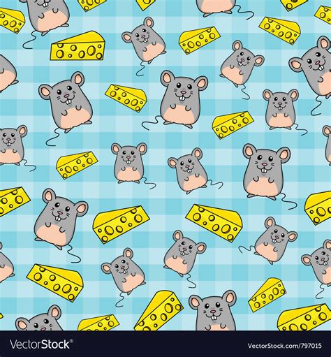 Mice pattern Royalty Free Vector Image - VectorStock