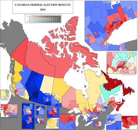 Canada. Legislative Election 2015 | Electoral Geography 2.0