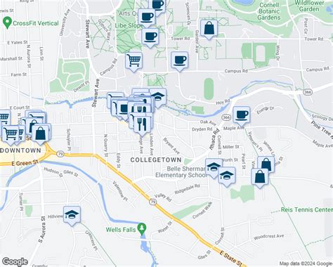 Ithaca Campus Map