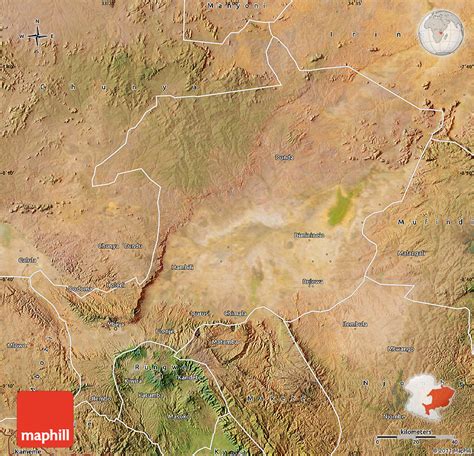 Satellite Map of Mbeya