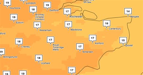 Kent weather: Met Office forecasts county to be hotter than South of ...