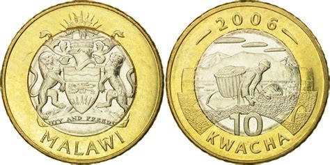 Coin, Malawi, 10 Kwacha, 2006, , Bi-Metallic, KM:58 | African Coins