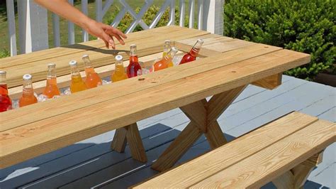 15 Fantastic Picnic Table Plans For Backyard