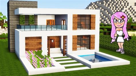 planos de casas modernas para minecraft