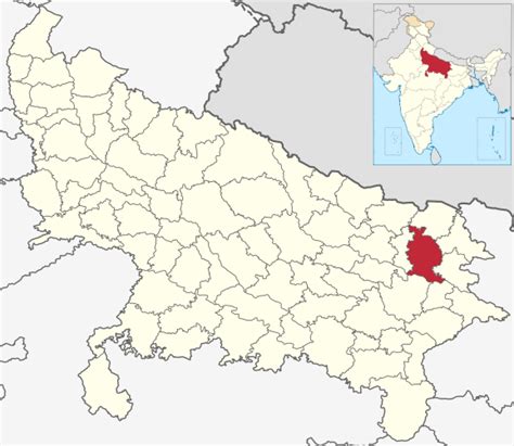 Image: India Uttar Pradesh districts 2012 Gorakhpur