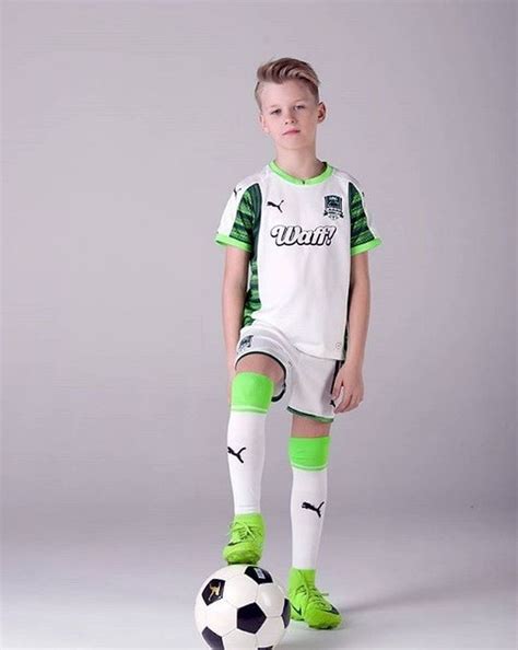 Boy in Puma Soccer Kit | Boys summer outfits, Boys dress outfits, Cute ...