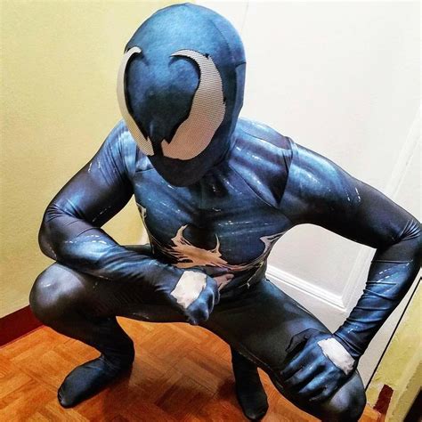 Halloween Cosplay Venom Symbiote Spiderman Tights Costume Suit Zentai ...