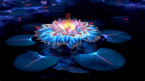 flowers, Lotus Flowers, Artwork Wallpapers HD / Desktop and Mobile ...