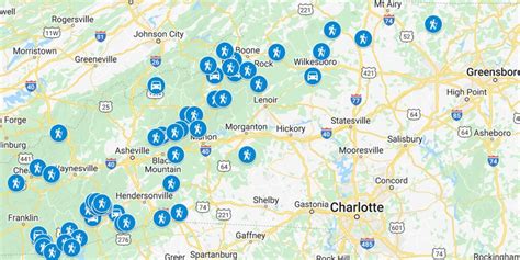 Map of Waterfalls in Western NC (50+ of the Best Listed!)