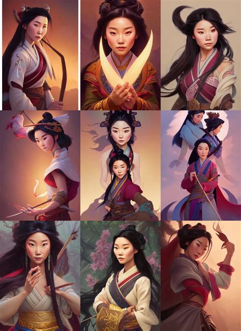 characters from the mulan and pocahontas crossover, d | Stable ...