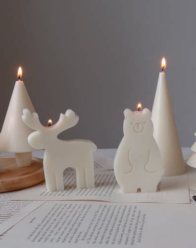 Small teddy bear candle | JEUNE HOME