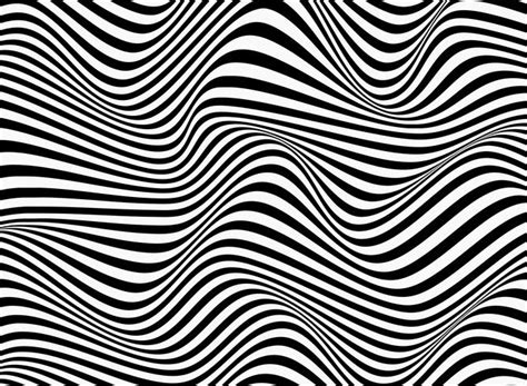 Abstract background of black and white stripe line pattern wavy design ...