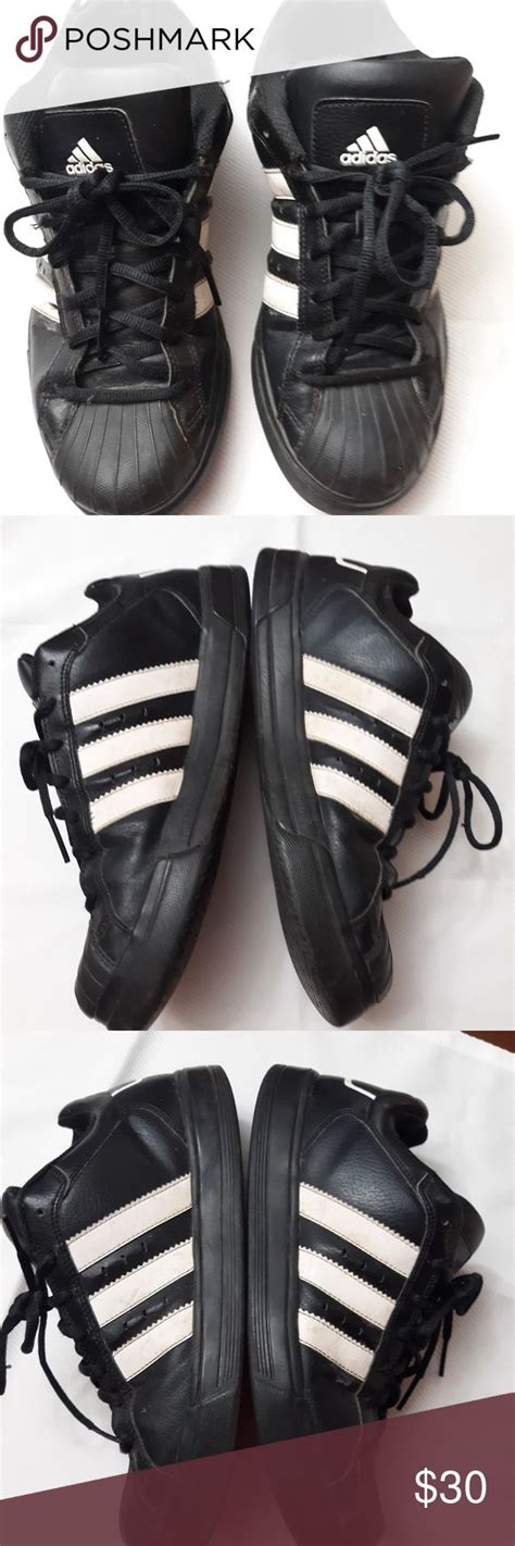 Black Adidas shell toe size 8.5 in 2021 | Adidas shell toes, Black ...