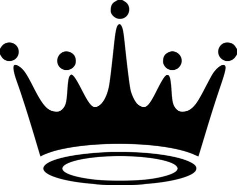 crown silhouette vector | Crown png, Queen crown, Crown silhouette