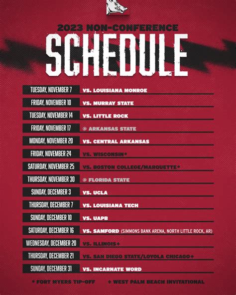 Women’s Basketball Releases 2023 Non-Conference Schedule | Arkansas ...