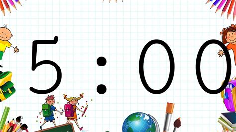 5 Minute Classroom Timer - YouTube