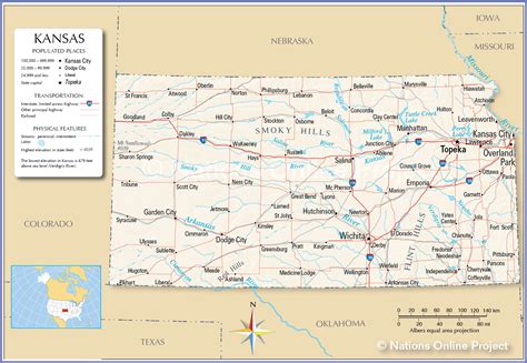 Printable Map Of Kansas – Printable Map of The United States