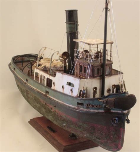 Sanson Tug Boat Wood Model Kit - Build Your Own Boat