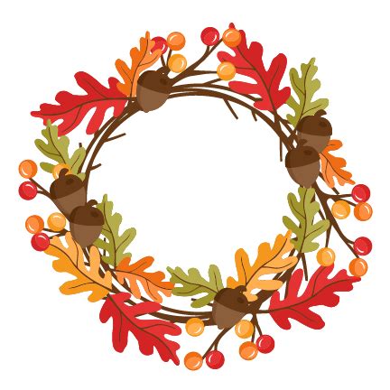 Fall Wreath Svg