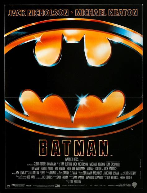 1989 Batman Movie Poster