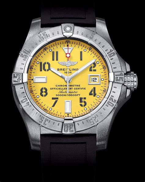 BREITLING Avenger Seawolf Blacksteel Code Yellow Limited Edition