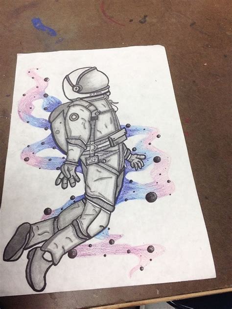 Added a space background with colored pencils | Space backgrounds ...