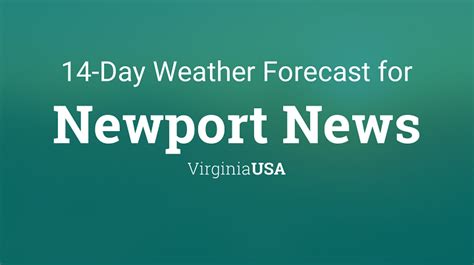 Newport News Weather: Stay Prepared for All Conditions