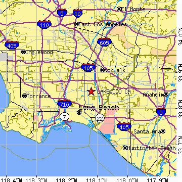 Lakewood California Map | secretmuseum