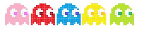 8-Bit Pac Man Ghosts by KiyokaAyumi on DeviantArt