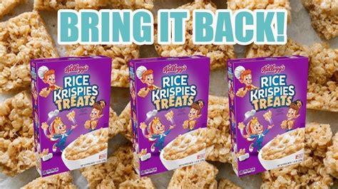 Petition · Help Me Bring Rice Krispies Treats Cereal Back! - United ...