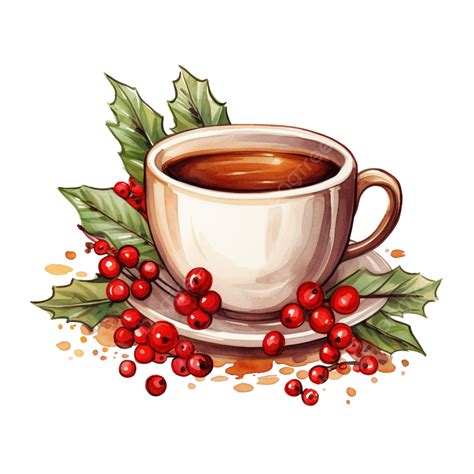 Café De Navidad Png PNG ,dibujos Cafe De Navidad, Navidad, Café PNG ...