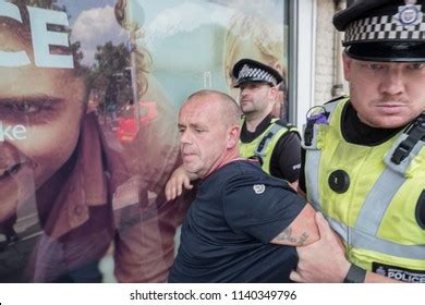 Tommy Robinson Supporter Arrested During Free Stock Photo 1140349796 ...