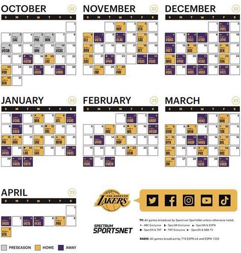 Doreen Little Kabar: Lakers Schedule 2023 24 Printable Pdf