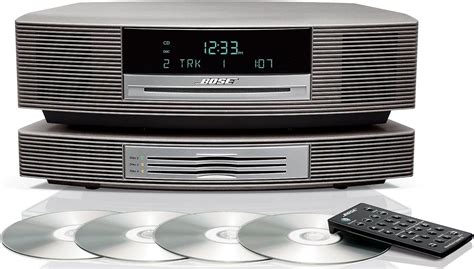 Amazon.com: Bose Wave Music System with Multi-CD Changer - Titanium ...