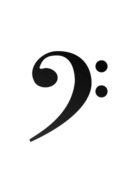 Bass Clef (98516) Free SVG Download / 4 Vector