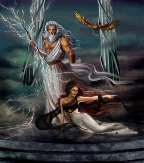 Zeus and Hera by dewmanna on DeviantArt