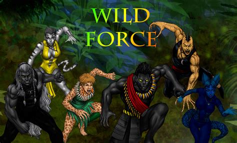 The NHD New Heroes Database presents Wild Force- a sub-group of Gaia Force