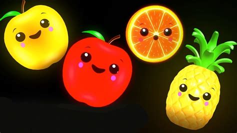 YUMMY FRUIT PARTY - Baby Sensory - High Contrast Animation - YouTube