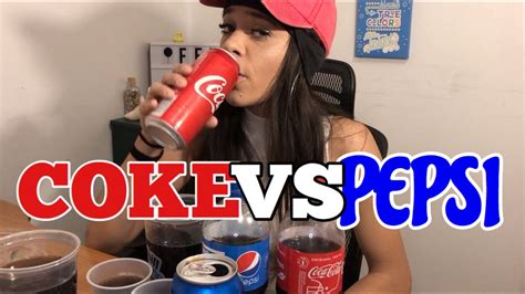 COKE VS PEPSI CHALLENGE!! - YouTube