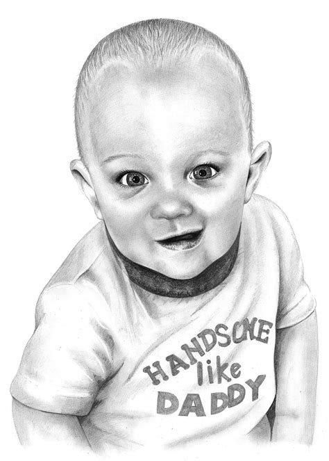 Baby Pencil Drawing