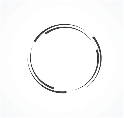 Abstract Lines in Circle Form, Design element, Geometric shape, Striped ...