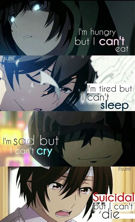 Depressed Anime Quotes - ShortQuotes.cc