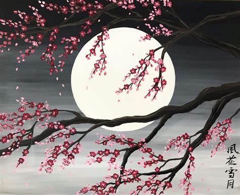 Sakura Artwork . Cherry Blossom Tree . - Etsy | Sakura painting, Cherry ...