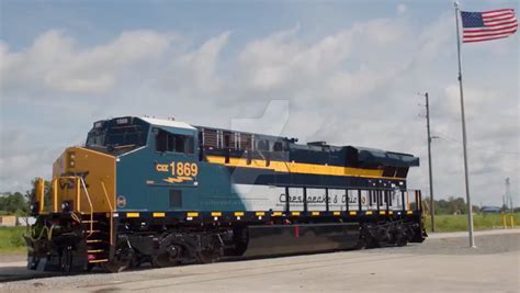 CSX 1869 in a Chesapeake And Ohio Heritage Unit by 20thCenturyFoxFanMan ...