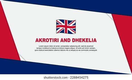 Akrotiri Dhekelia Flag Abstract Background Design Stock Vector (Royalty ...