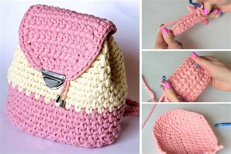 How to Crochet a Simple T-Shirt Yarn Backpack